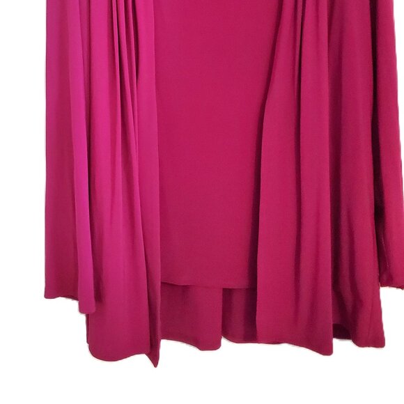 Antthony Original Women 2 piece top, Fushia, 1X - Picture 2 of 13